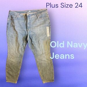 Old Navy Women’s Light Blue Plus Size Jeans 24 NWOT